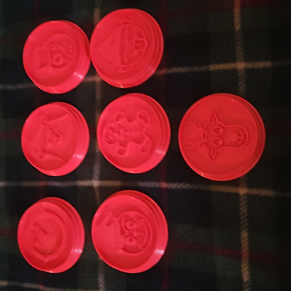 7 Piece‎ Pampered Chef Set of Christmas Cookie Cutters